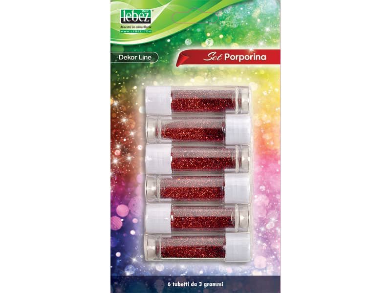 Tubetto di porporina Lebez 3 gr colore rosso 5134-R