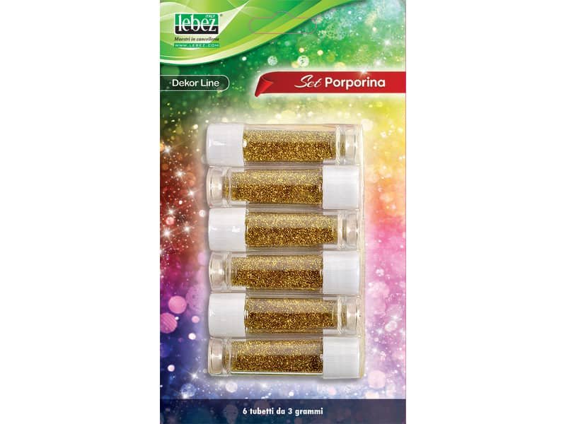 Tubetto di porporina Lebez 3 gr colore oro 5134-O