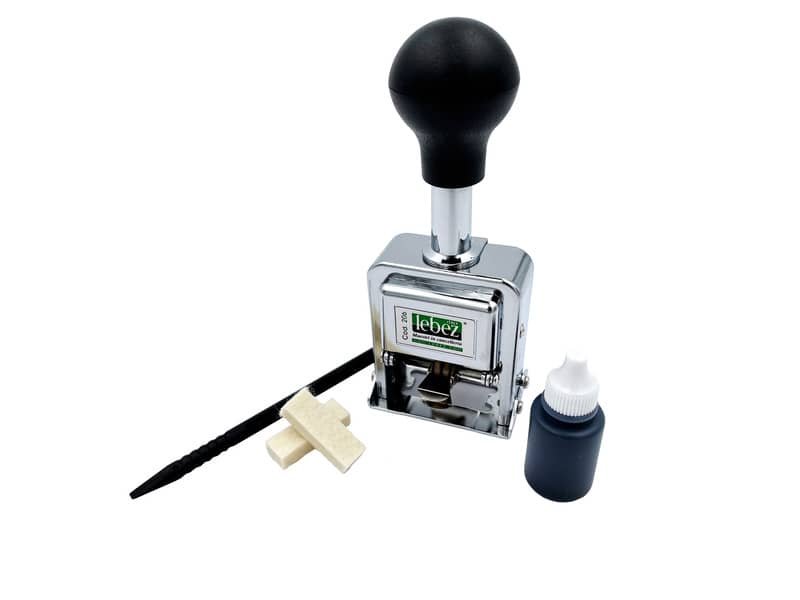 Numeratore automatico Lebez 5 mm 6 cifre  206L