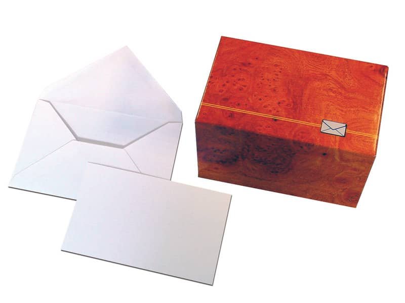 Biglietti augurali con busta Blasetti bianco in conf. 100 75×112 mm 532