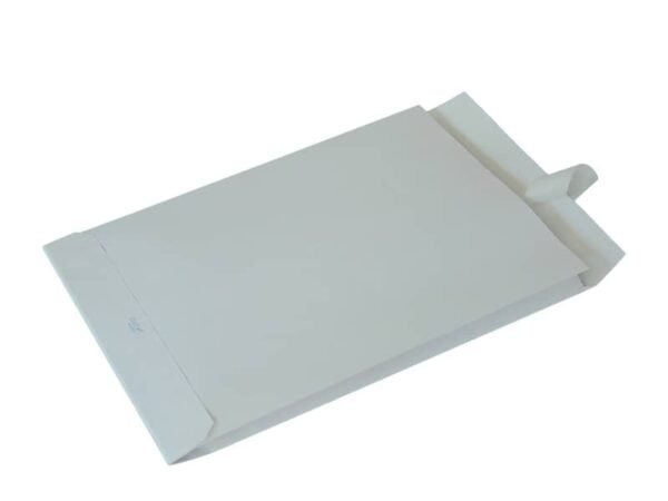 Busta a sacco Blasetti Self con 3 soffietti - bianco - 120 g/m2 - in conf. 250 buste - 300x400 mm - 817