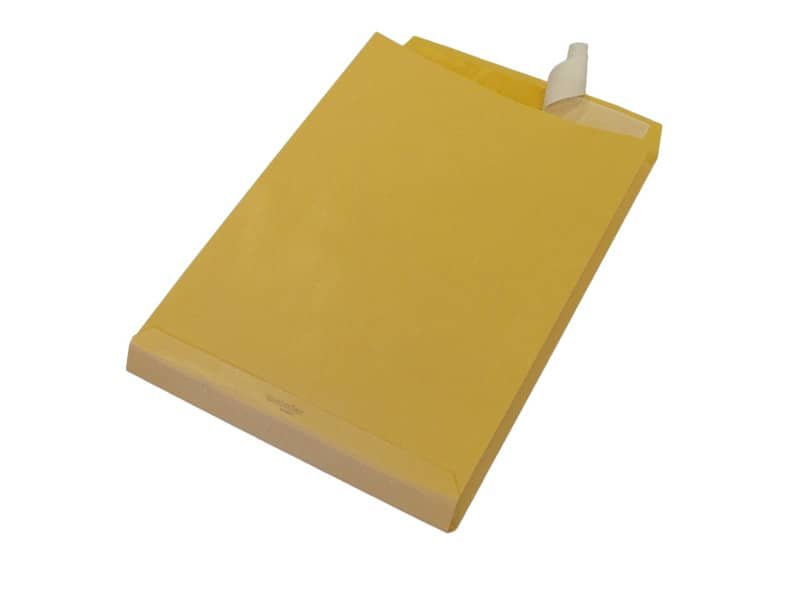 Busta a sacco Blasetti Mondex Avana con 3 soffietti – 120 g/m2 – in conf. 250 buste – 300×400 mm – 843