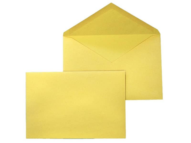Busta gommata giallo posta Blasetti 80 g/m2 – conf. da 500 buste – 120×180 mm 171