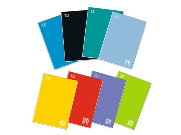 Quaderno One Color A5 - 100 g/m2 - 18+1 ff - 4F 1846