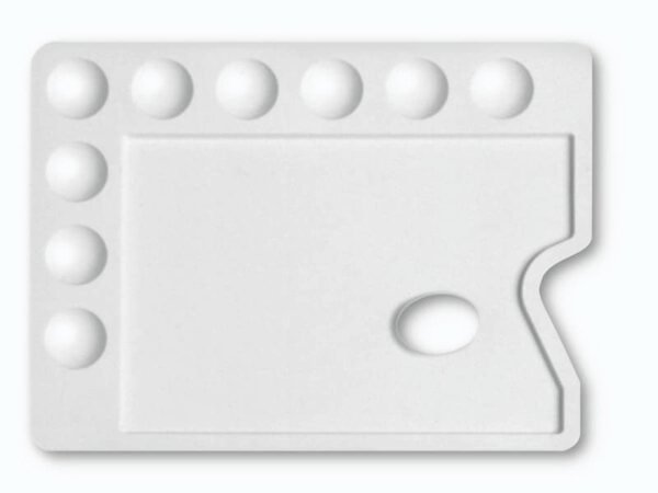 Tavolozza in plastica per pittura CWR rettangolare - formato 30x22 cm 167