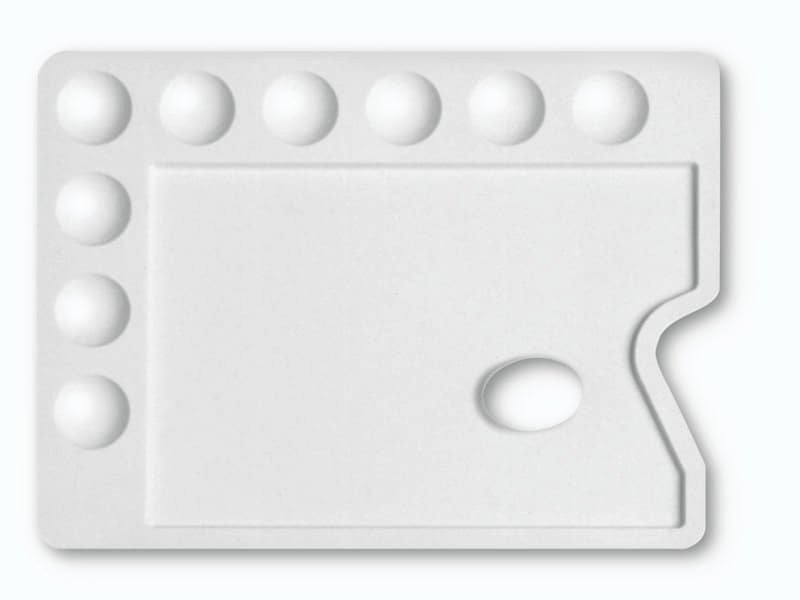 Tavolozza in plastica per pittura CWR rettangolare – formato 30×22 cm 167