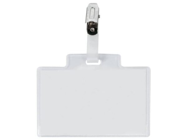 Targa portabadge con clip Sei Rota Pass 3M - formato 9,5x6 cm 318007 CF.6