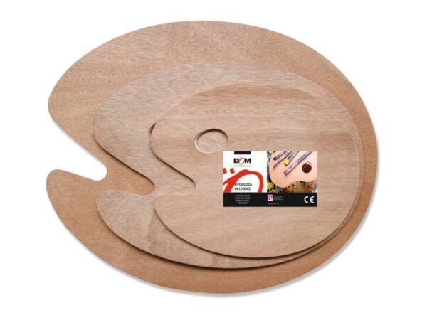 Tavolozza ovale in faggio CWR 20x30 cm  180/2030