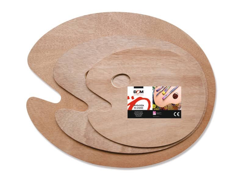 Tavolozza ovale in faggio CWR 20×30 cm  180/2030