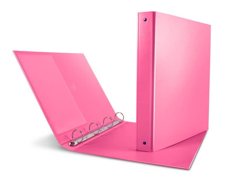 Raccoglitore 4 anelli NETTUNO Sei Rota diametro 30 mm – colore rosa 36803149