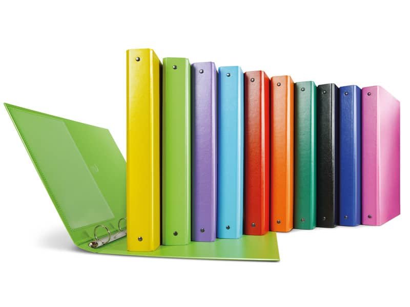 Raccoglitore 4 anelli NETTUNO Sei Rota diametro 30 mm – 10 colori assortiti 36803199