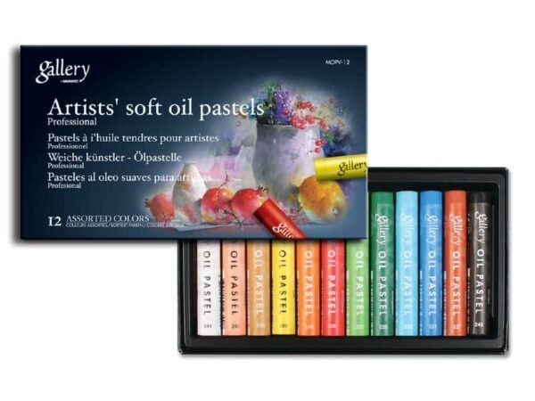 Pastelli a olio tondi per artisti CWR 48 colori assortiti 12762/48
