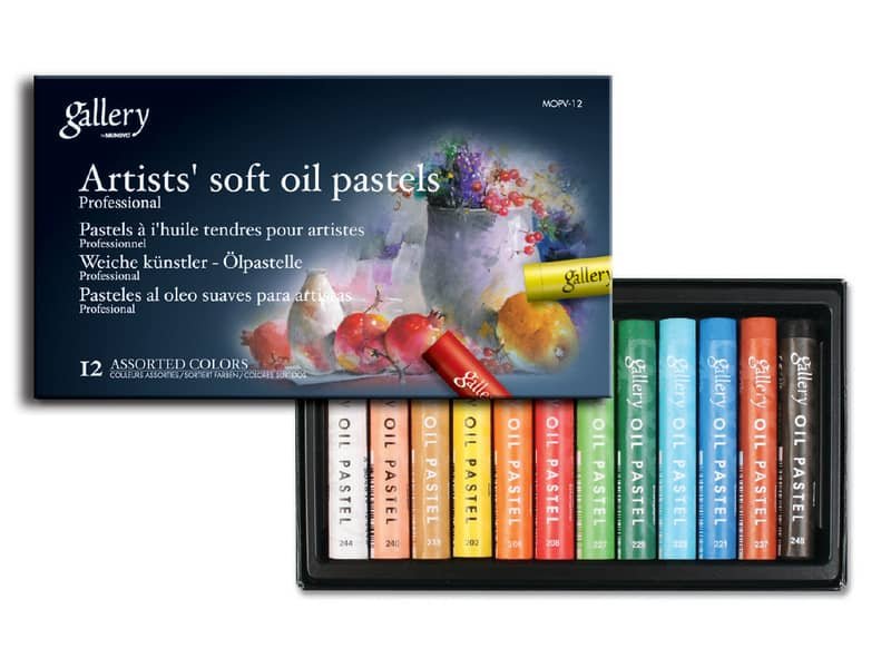Pastelli a olio tondi per artisti CWR 48 colori assortiti 12762/48