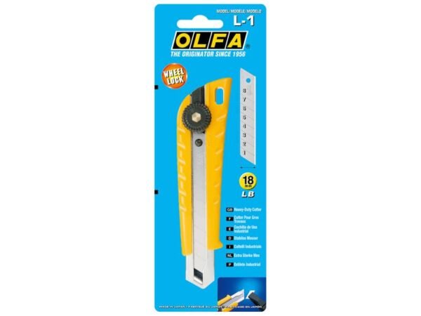 Cutter in plastica Niji lama 18 mm  L1