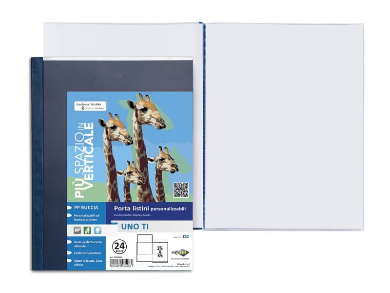 Portalistini UNO T Sei Rota a libro formato 25×35 cm – 24 interni 55252407 CF10