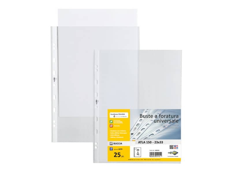 Buste a perforazione universale Sei Rota ATLA buccia arancia formato 22×33 cm – 15/100 – 662315