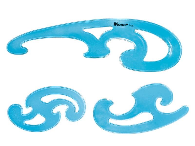 Set curvilinee IKONA colore azzurro  576