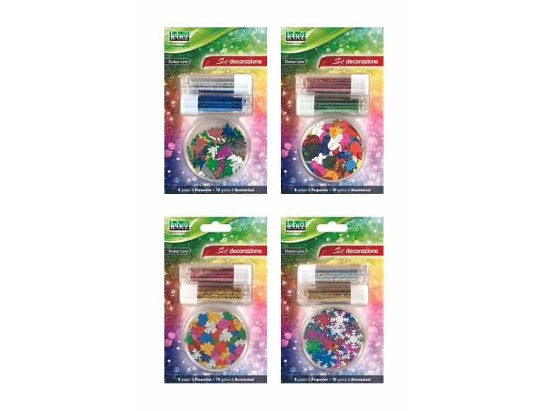 Set porporina per decorazioni Lebez colori assortiti – 80541