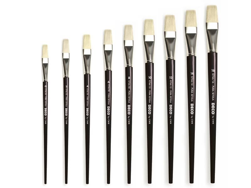 Pennelli CWR manico corto punta piatta – Nø 14 K577/14