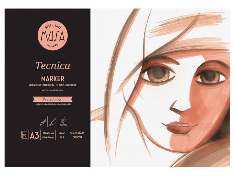 Blocco Marker TECNICA CWR 50 ff- 75gr formato A3 MU135293
