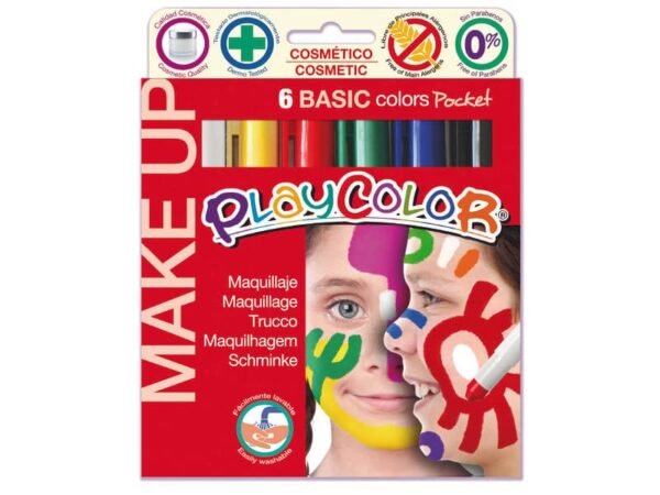 Playcolor make up in stick 6 colori assortiti basic 1.001