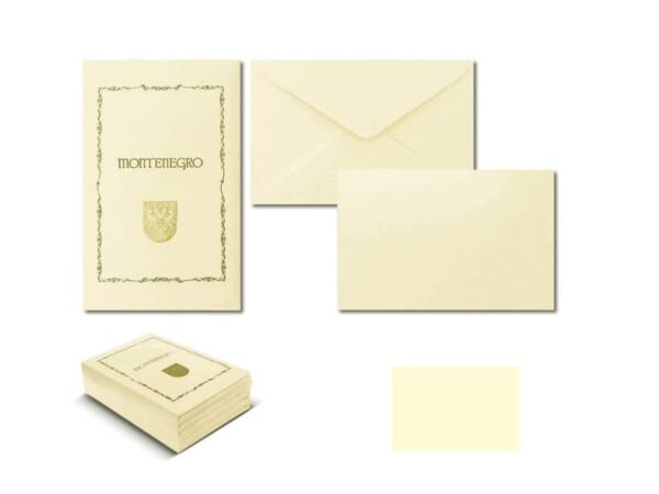 Cartoncino + busta Saul Sadoch 5 taschette modello Montenegro 8024 CF.22 -16