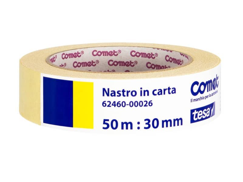 Nastro adesivo in carta Comet© Mascheratura 30 mm x 50 m – 62460-00026-00