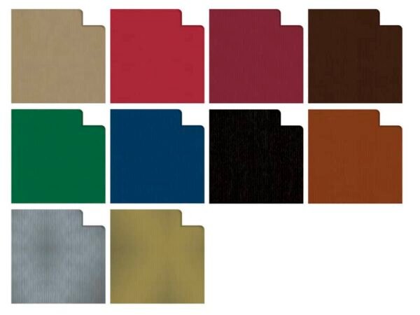Box carta regalo ECOCOLOR KRAFT Rex-Sadoch 50 pezzi colori dark 733J1DAR