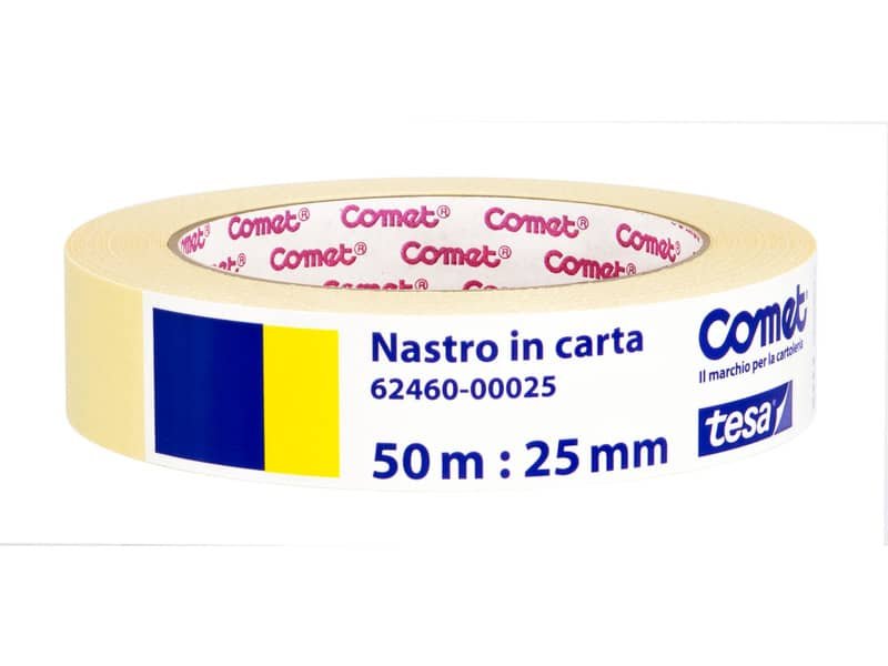 Nastro adesivo in carta Comet© Mascheratura 25 mm x 50 m – 62460-00025-00