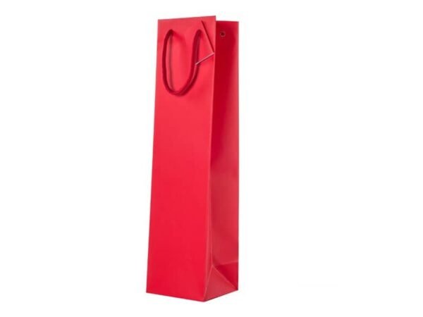 Borsa portabottiglie Decoration Lusso rosso 10+9xH.39 cm - conf. 10 pz - SHB881R