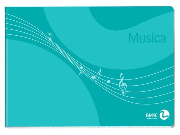 Album musica pentagrammato BM formato 17x24 - 32 fogli 100230
