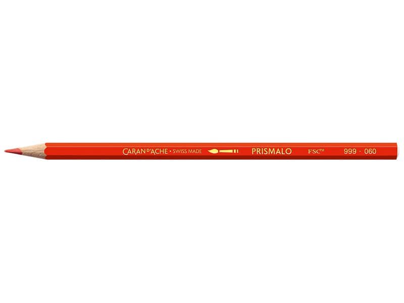 Matite colorate acquerellabili Carand’Ache Prismalo in conf. da 12 pz vermiglione – 999060