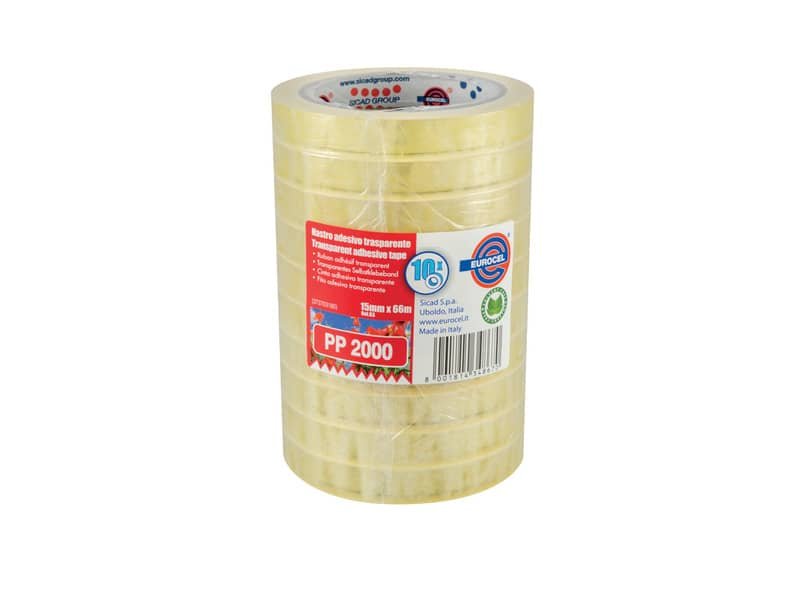Nastro adesivo Eurocel PP2000 a torre formato 15×66 cm 1122170