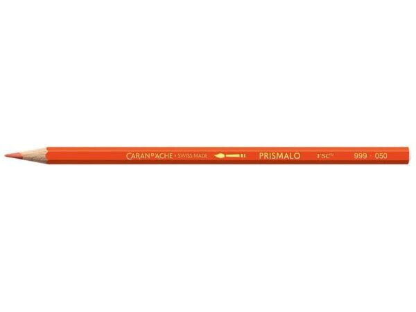 Matite colorate acquerellabili Carand'Ache Prismalo in conf. da 12 pz rosso arancio - 999050