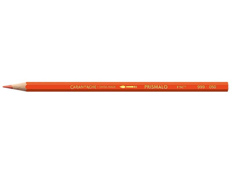 Matite colorate acquerellabili Carand’Ache Prismalo in conf. da 12 pz rosso arancio – 999050