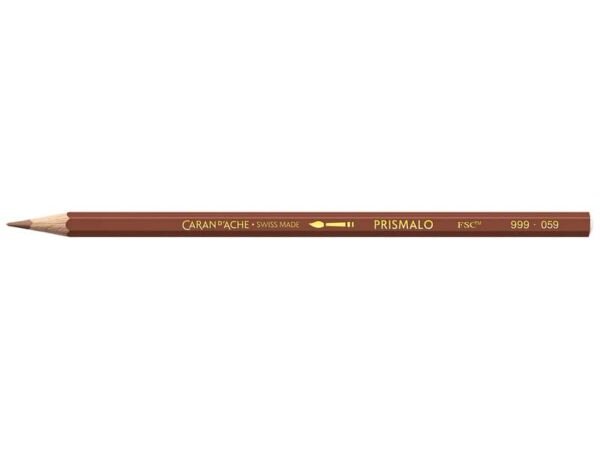 Matite colorate acquerellabili Carand'Ache Prismalo in conf. da 12 pz marrone - 999059