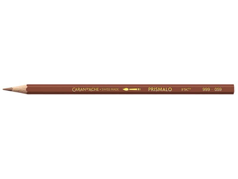 Matite colorate acquerellabili Carand’Ache Prismalo in conf. da 12 pz marrone – 999059