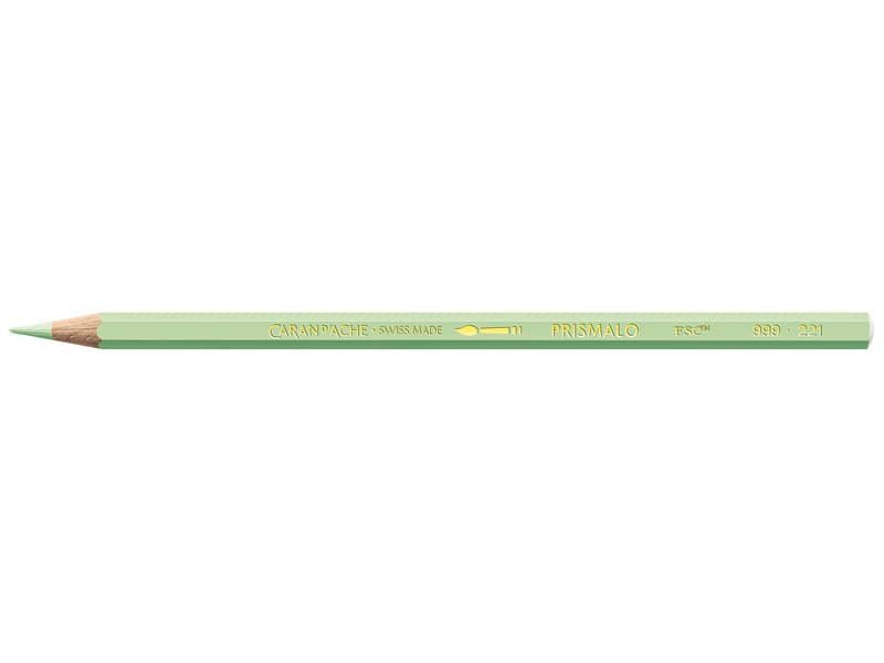 Matite colorate acquerellabili Carand’Ache Prismalo in conf. da 3 pz verde chiaro – 999221