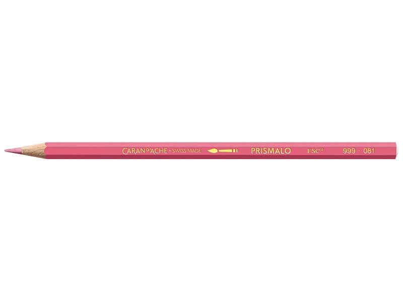 Matite colorate acquerellabili Carand’Ache Prismalo in conf. da 12 pz rosa – 999081