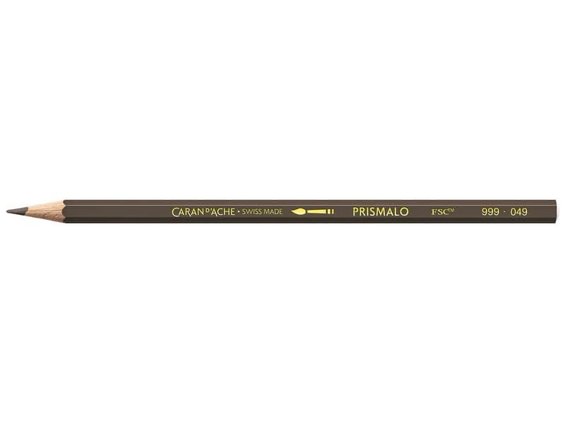 Matite colorate acquerellabili Carand’Ache Prismalo in conf. da 12 pz ombra naturale – 999049
