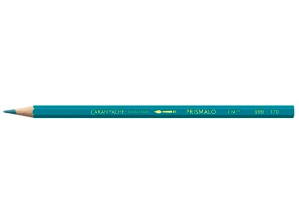 Matite colorate acquerellabili Carand'Ache Prismalo in conf. da 3 pz azzurro cyan - 999170