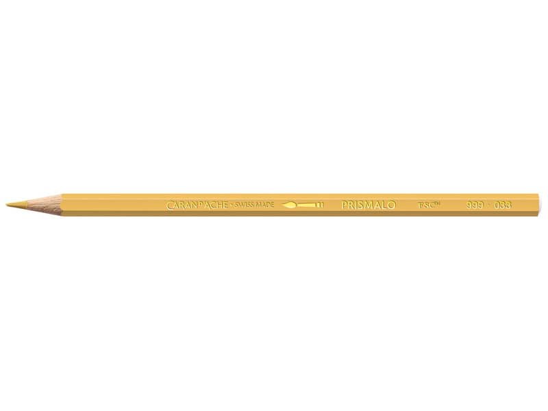 Matite colorate acquerellabili Carand’Ache Prismalo in conf. da 3 pz ocra d’oro – 999033