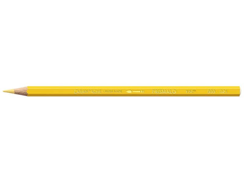 Matite colorate acquerellabili Carand’Ache Prismalo in conf. da 3 pz giallo Napoli – 999021