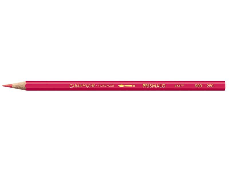 Matite colorate acquerellabili Carand’Ache Prismalo in conf. da 3 pz rosso rubino – 999280