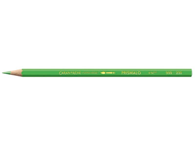 Matite colorate acquerellabili Carand’Ache Prismalo in conf. da 12 pz verde giallo – 999230