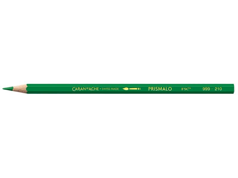 Matite colorate acquerellabili Carand’Ache Prismalo in conf. da 12 pz verde smeraldo – 999210