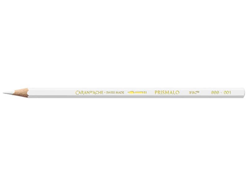 Matite colorate acquerellabili Carand’Ache Prismalo in conf. da 12 pz bianco – 999001