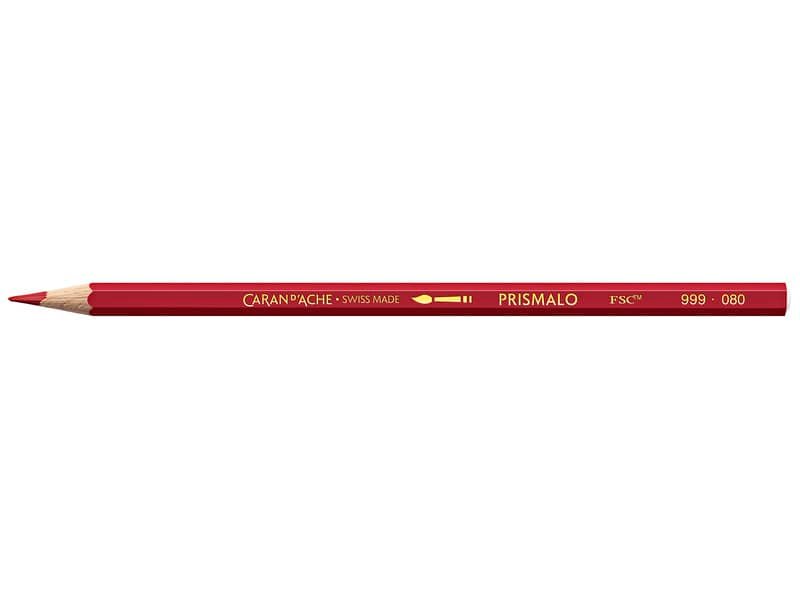 Matite colorate acquerellabili Carand’Ache Prismalo in conf. da 12 pz carminio – 999080