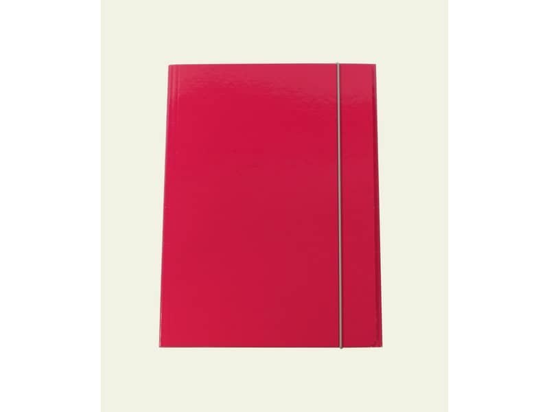 Cartella a tre lembi con elastico Cartotecnica del Garda 25×34,5 cm 0,8 mm colore fucsia – CG0032LBXXXAE16