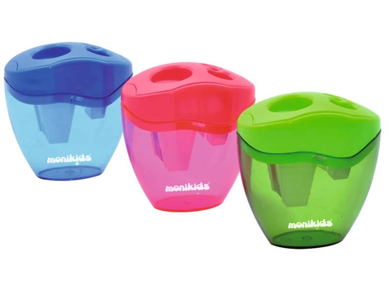 Temperamatite a 3 fori con serbatoio Nikoffice colori assortiti – 12NIK036